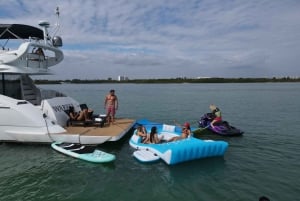 Miami Yacht Rental with Jetski, paddleboards, Inflatables