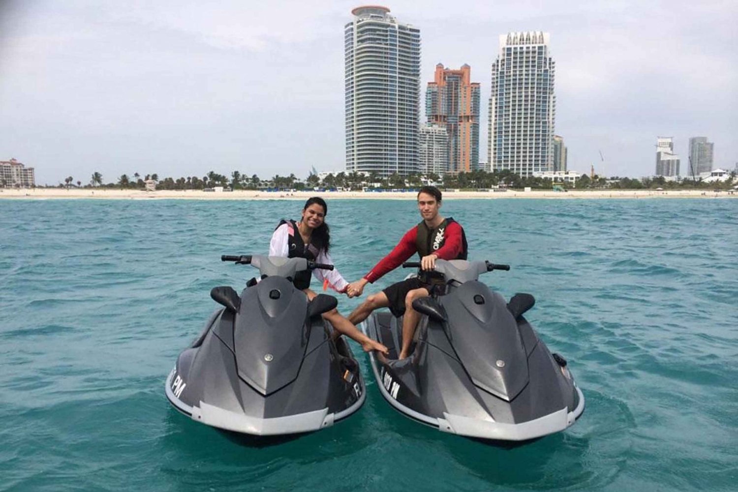 Le isole e i banchi di sabbia di Miami con un tour in moto d'acqua ad alta velocità