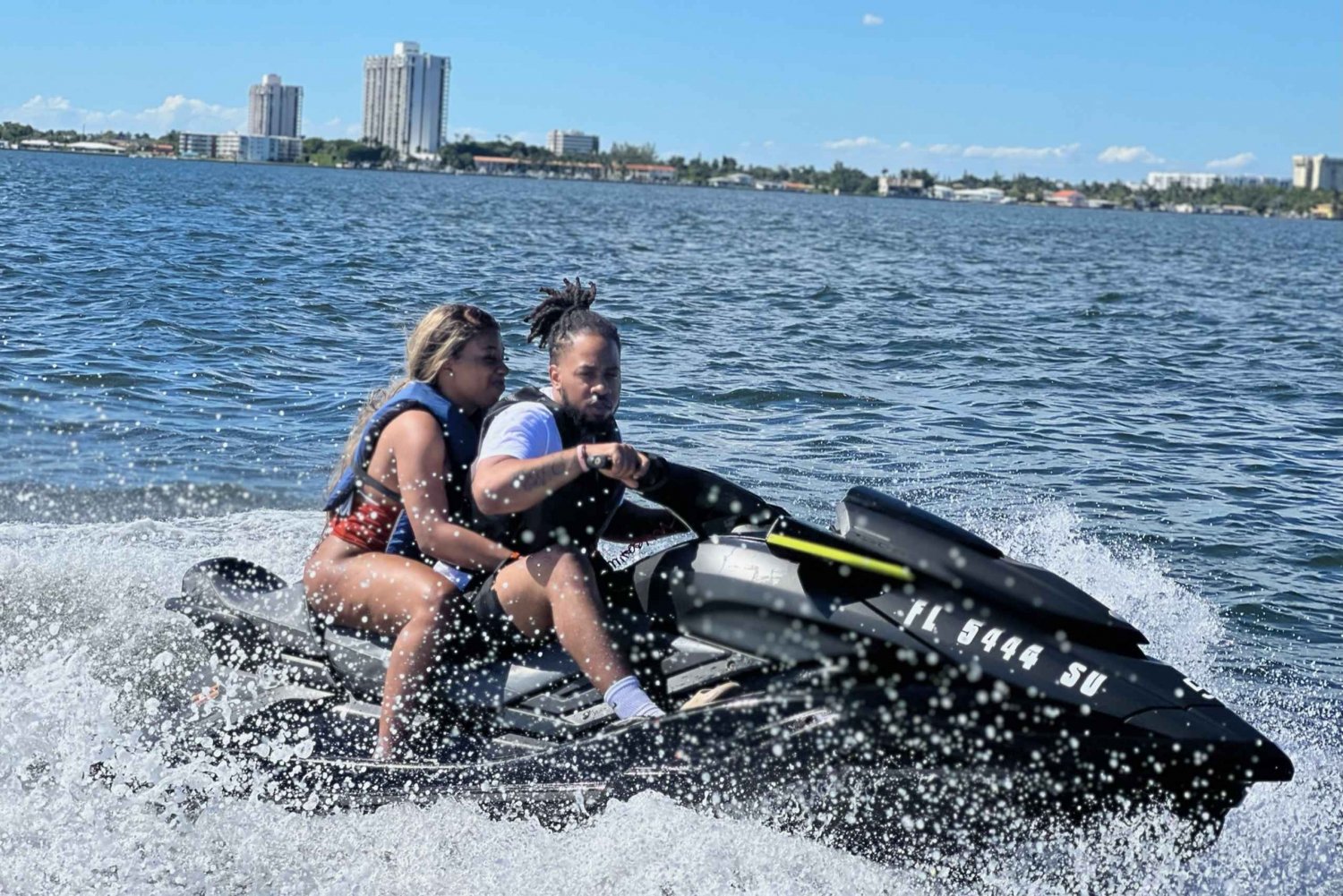 North Bay Village Miami: Miami Bay: Jet Ski Adventure with Boat Ride