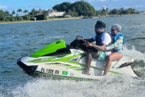 North Bay Village Miami: Aventura en moto acuática con paseo en barco