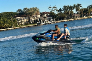 North Bay Village Miami: Miami Bay: Jet Ski Adventure with Boat Ride