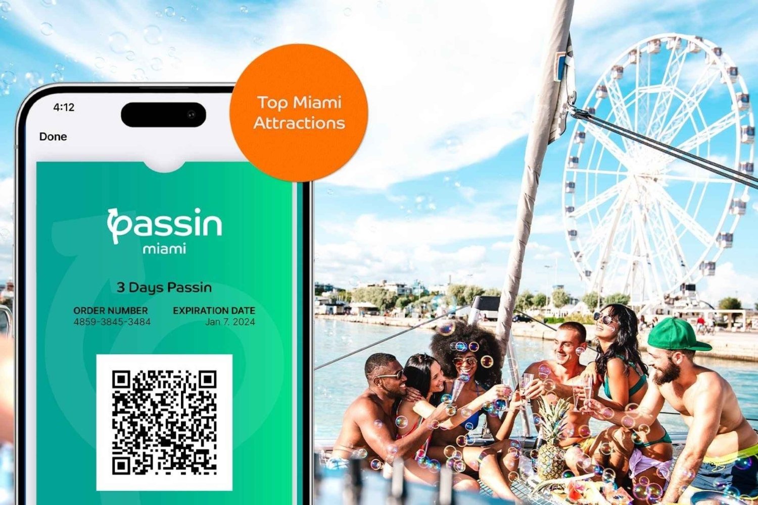 Passin Miami - Miami Pass med alt inkludert m/ flyplasstransport
