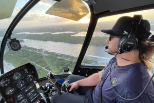 Privat helikopter i en time Lauderdale-Everglades-Miami Beach