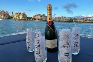 ⭐️⭐️⭐️⭐️⭐️ Private 🛥️ Yacht Rentals ⏰ 4h 🍾 Presente de champanhe