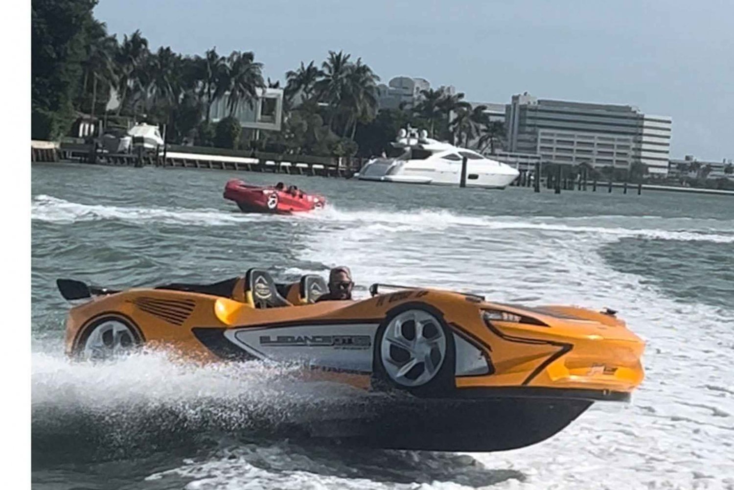 vandsport biludlejning miami jetcar/FREE BOAT RIDE