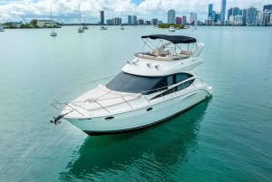 Croisière en yacht autour de la baie de Miami pendant 2 heures.