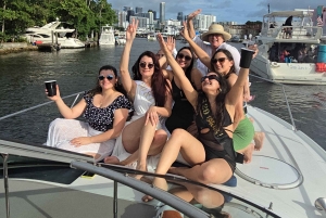 Crucero en yate por la Bahía de Biscayne, Miami Beach y Sand bar. 42 pies