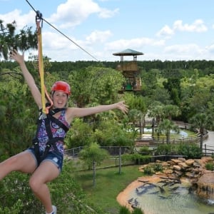 Gatorland Orlando: Screamin' Gator Zip Line