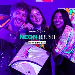 Neon Brush: A Glow-in-the-Dark Painting Experience