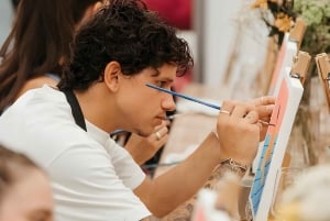 Esperienza di pittura Art and Wine Lab a Venezia e Milano