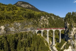 Milano: Biglietti per il treno del Bernina e del ghiacciaio e tour di Sankt Moritz