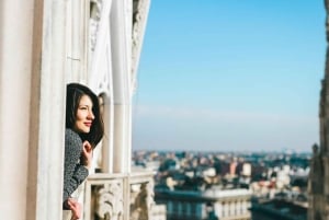 Upptäck Milanos Duomo: Guidad tur och terrasser med utsikt