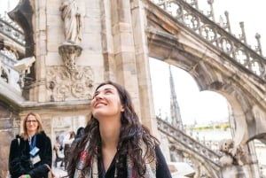 Upptäck Milanos Duomo: Guidad tur och terrasser med utsikt