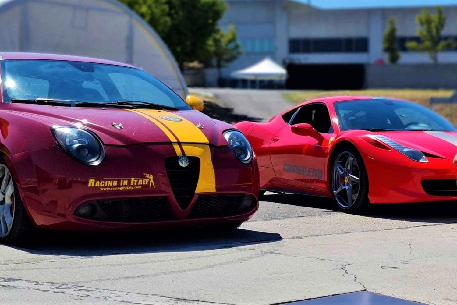 Drive a Ferrari 458 AND Alfa Romeo on a Race Track inc Video