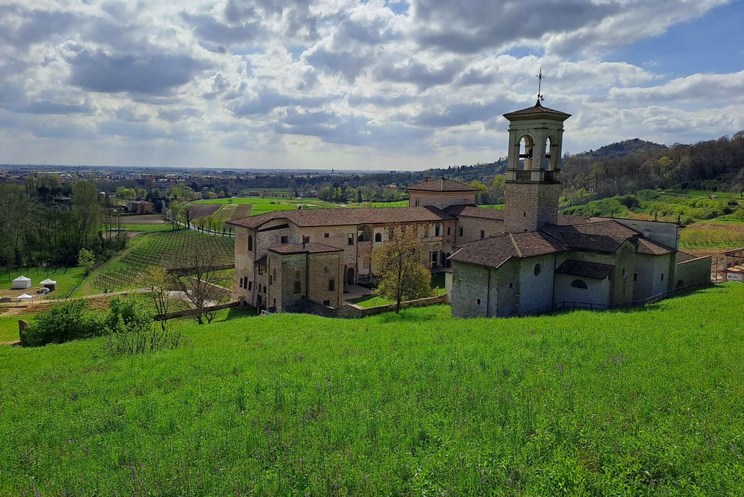 Тур на электровелосипеде для знакомства с Бергамо