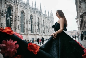 Märchenkleid im Herzen von Mailand (Fotograf separat)