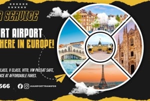 Frankfurt: Privat transport Frankfurt lufthavn og sentrum