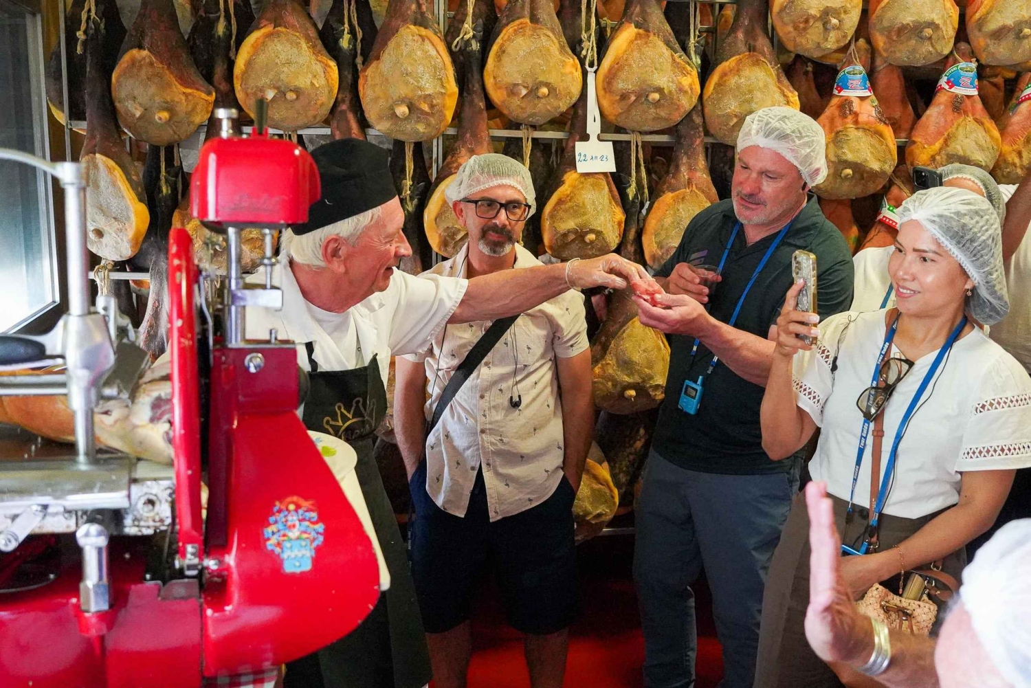 Från Bologna/Milano/Florens till Parma i 1:a klass: Parmigiano och Prosciutto DOP