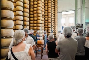 Från Bologna/Milano/Florens till Parma i 1:a klass: Parmigiano och Prosciutto DOP