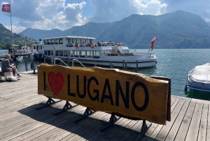 Z Como: Wycieczka do Bellagio i Lugano z rejsem po jeziorze Como