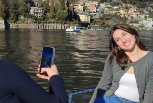 De Como: passeio de lancha partilhada e 1 hora em Bellagio