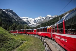 From Como: St. Moritz and Tirano Trip with Bernina Express