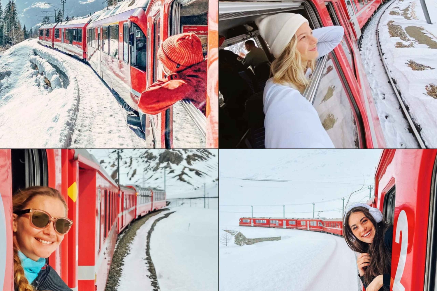 Von Mailand: Bernina Express Zug und St. Moritz Tour