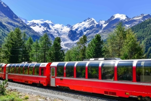 Von Mailand: Bernina Express Zug und St. Moritz Tour