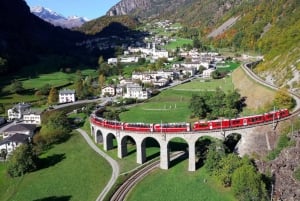 Von Mailand: Bernina Express Zug und St. Moritz Tour