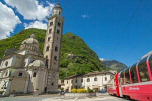 Von Mailand: Bernina Express Zug und St. Moritz Tour