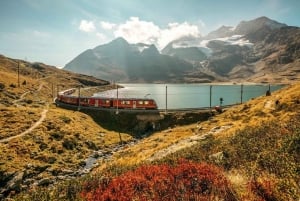 Von Mailand: Bernina Express Zug und St. Moritz Tour