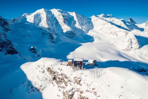 From Milan: Bernina Red Train & Lunch with Mountain Views