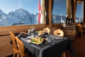 From Milan: Bernina Red Train & Lunch with Mountain Views