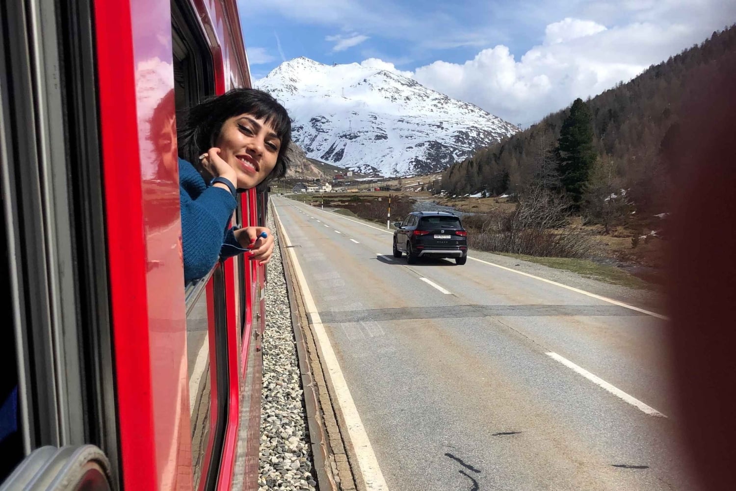 Desde Milán: Tren Rojo Bernina a St Moritz Tour guiado
