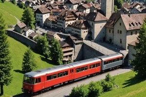 Desde Milán: Tren Rojo Bernina a St Moritz Tour guiado
