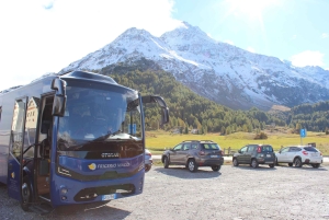 Från Milano: Bernina-tåget dagsutflykt till Tirano & St. Moritz