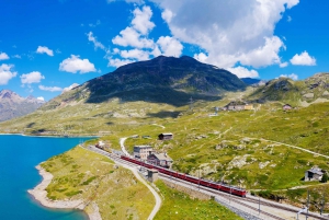 Von Mailand aus: Bernina Zug Geführte Tour nach St. Moritz