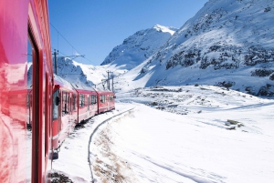 Von Mailand aus: Bernina Zug Geführte Tour nach St. Moritz