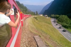 From Milan: Bernina Train, Swiss Alps & St. Moritz Day Trip