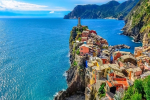 From Milan: Cinque Terre Private Tour by Car, Ferry or Train
