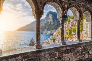 Depuis Milan : Cinque Terre avec Portovenere et croisière en bateau