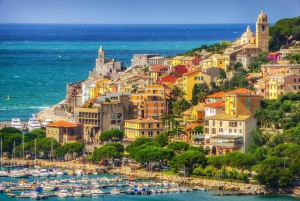 Depuis Milan : Cinque Terre avec Portovenere et croisière en bateau
