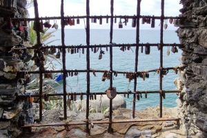 Depuis Milan : Cinque Terre avec Portovenere et croisière en bateau