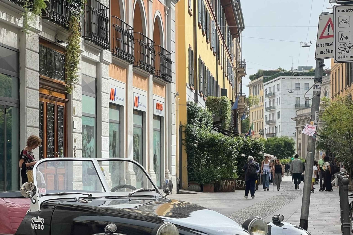 Fra Milano: Tur til Comosøen i en veteranbil