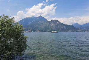 Desde Milán: Como, Lugano y Bellagio Crucero exclusivo en barco
