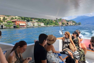Desde Milán: Como, Lugano y Bellagio Crucero exclusivo en barco