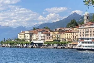 Von Mailand aus: Como, Lugano, Bellagio mit privater Seerundfahrt