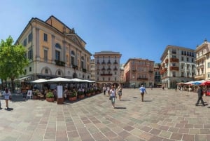 Fra Milano: Lugano, Bellinzona og tur til chokoladefabrikken