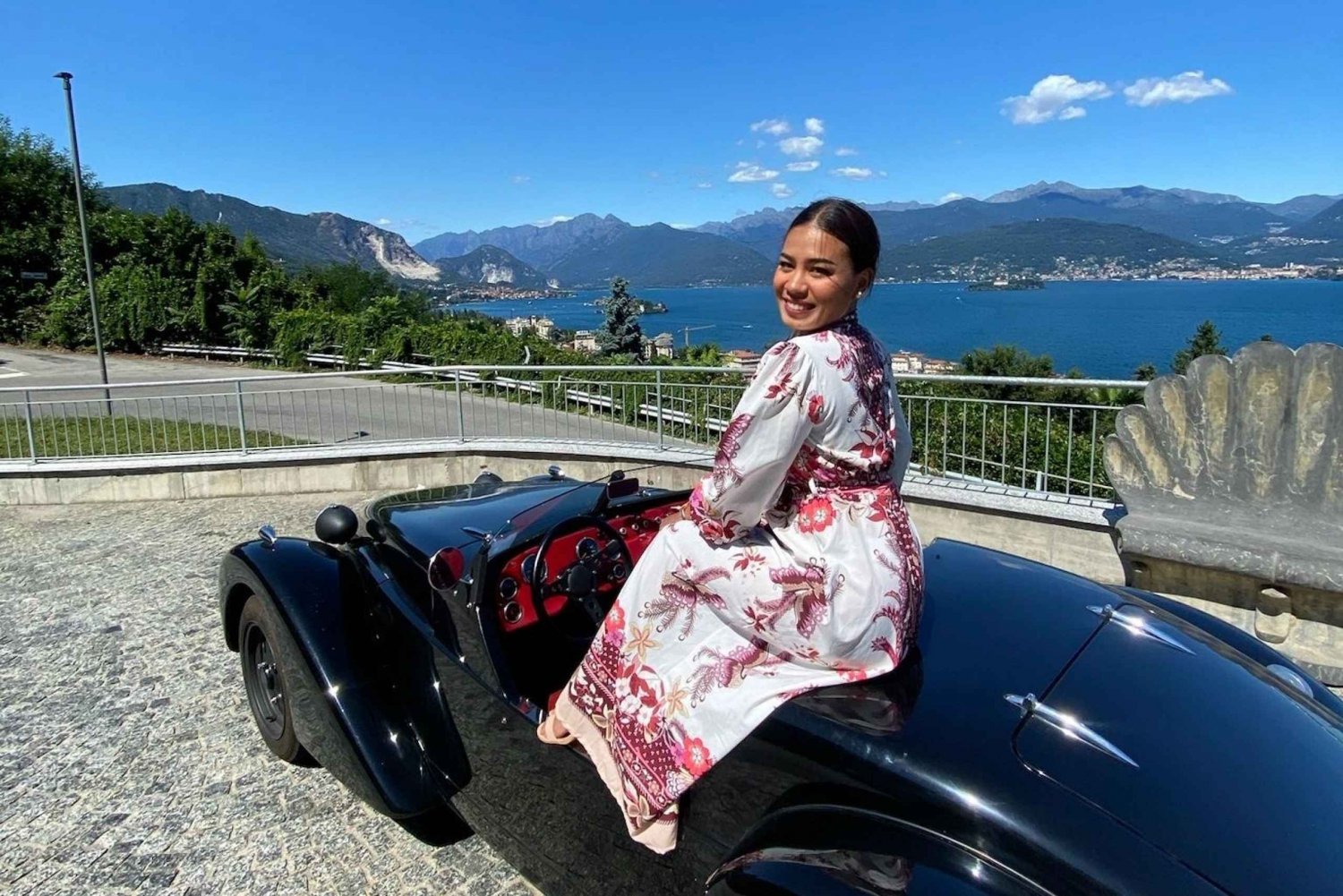 From Milan: Lago Maggiore Tour Driving a Classic Car