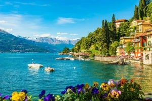 Fra Milano: Comosjøen og Bellagio med buss og privat båttur